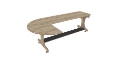 J-tafel  225 cm grey craft oak Tangara Groothandel voor de Kinderopvang Kinderdagverblijfinrichting5